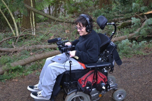 Recording from a chair mounted video camera.